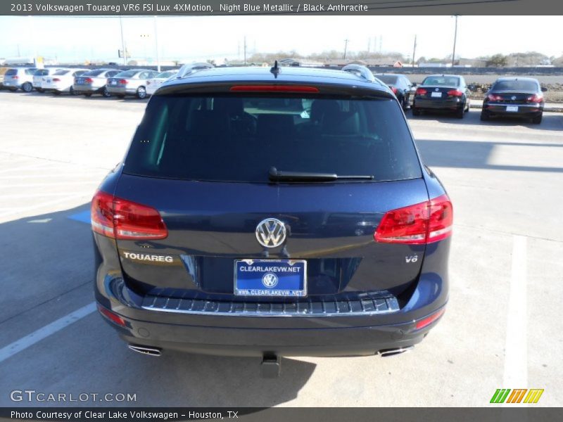Night Blue Metallic / Black Anthracite 2013 Volkswagen Touareg VR6 FSI Lux 4XMotion