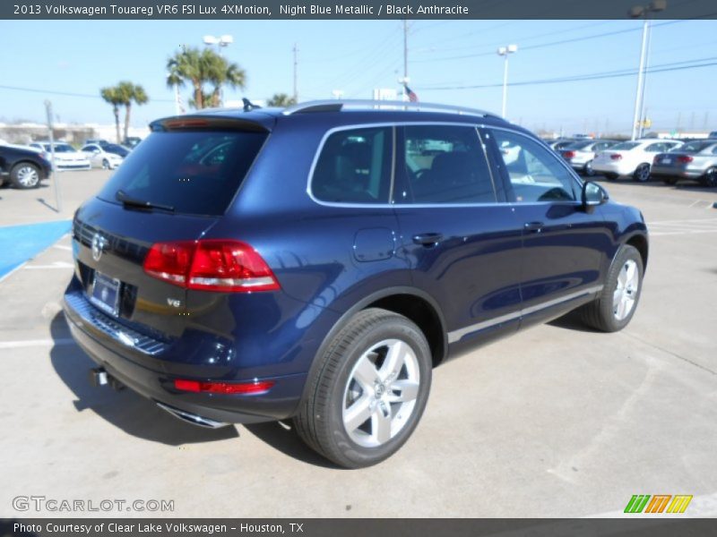 Night Blue Metallic / Black Anthracite 2013 Volkswagen Touareg VR6 FSI Lux 4XMotion