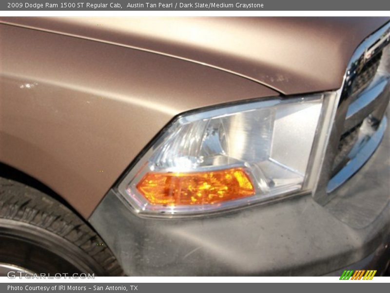 Austin Tan Pearl / Dark Slate/Medium Graystone 2009 Dodge Ram 1500 ST Regular Cab