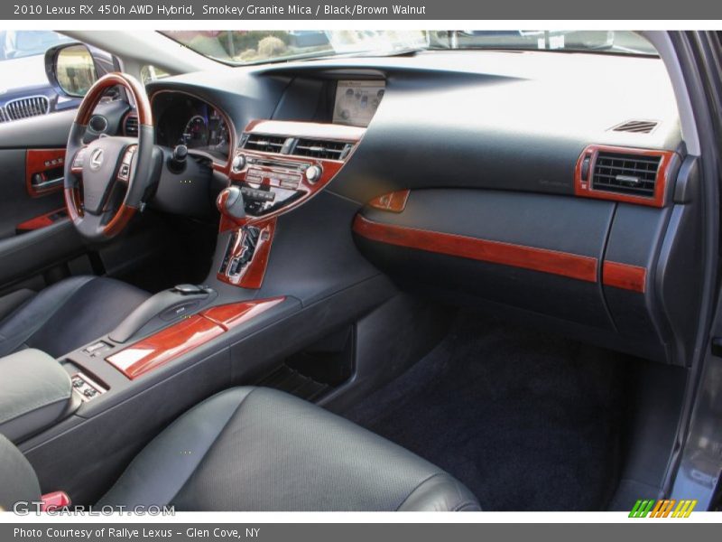 Smokey Granite Mica / Black/Brown Walnut 2010 Lexus RX 450h AWD Hybrid