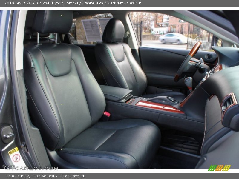 Smokey Granite Mica / Black/Brown Walnut 2010 Lexus RX 450h AWD Hybrid