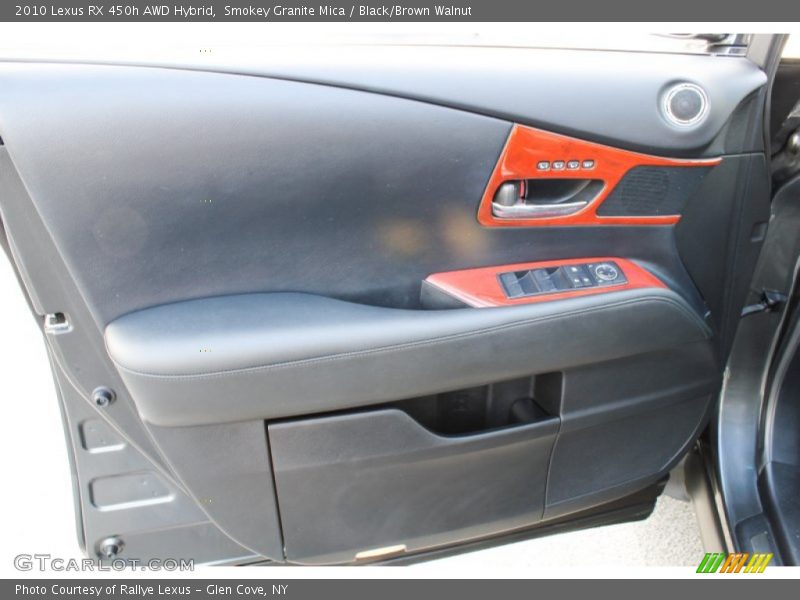 Smokey Granite Mica / Black/Brown Walnut 2010 Lexus RX 450h AWD Hybrid