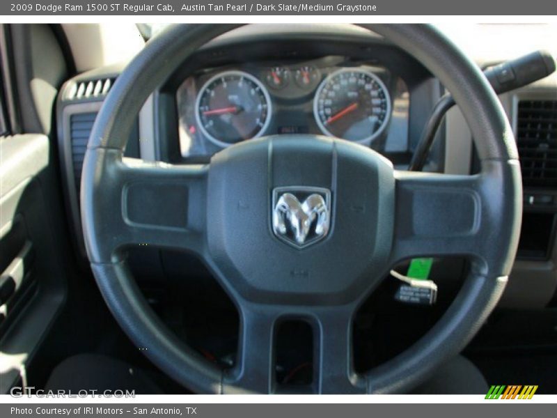 Austin Tan Pearl / Dark Slate/Medium Graystone 2009 Dodge Ram 1500 ST Regular Cab