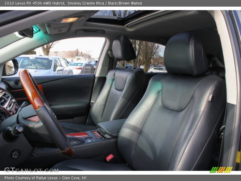 Smokey Granite Mica / Black/Brown Walnut 2010 Lexus RX 450h AWD Hybrid