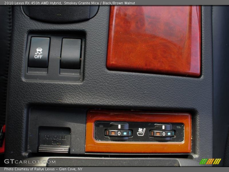 Smokey Granite Mica / Black/Brown Walnut 2010 Lexus RX 450h AWD Hybrid