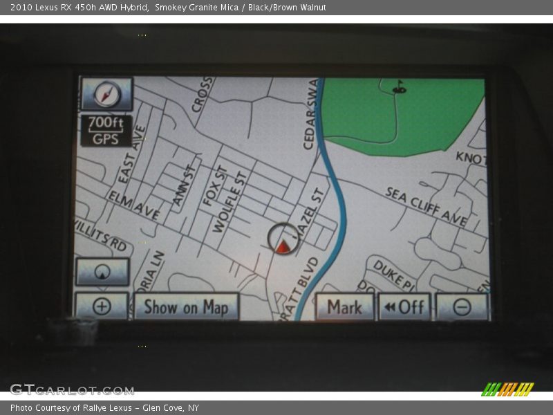 Smokey Granite Mica / Black/Brown Walnut 2010 Lexus RX 450h AWD Hybrid