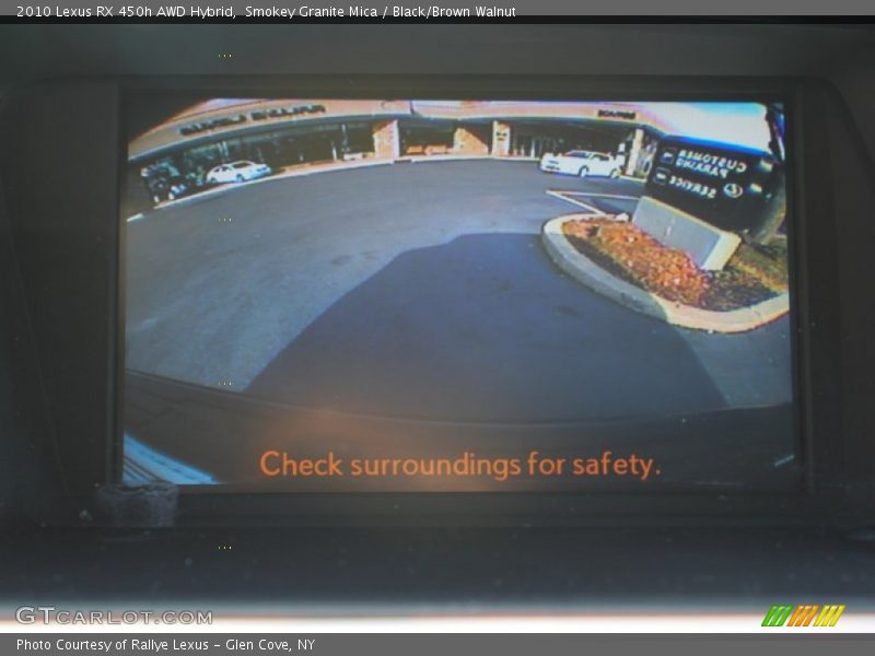 Smokey Granite Mica / Black/Brown Walnut 2010 Lexus RX 450h AWD Hybrid
