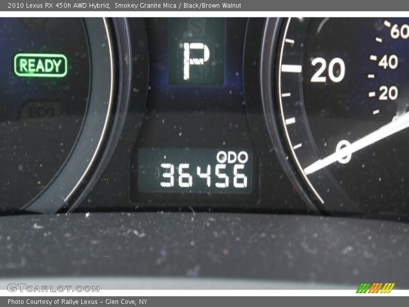Smokey Granite Mica / Black/Brown Walnut 2010 Lexus RX 450h AWD Hybrid
