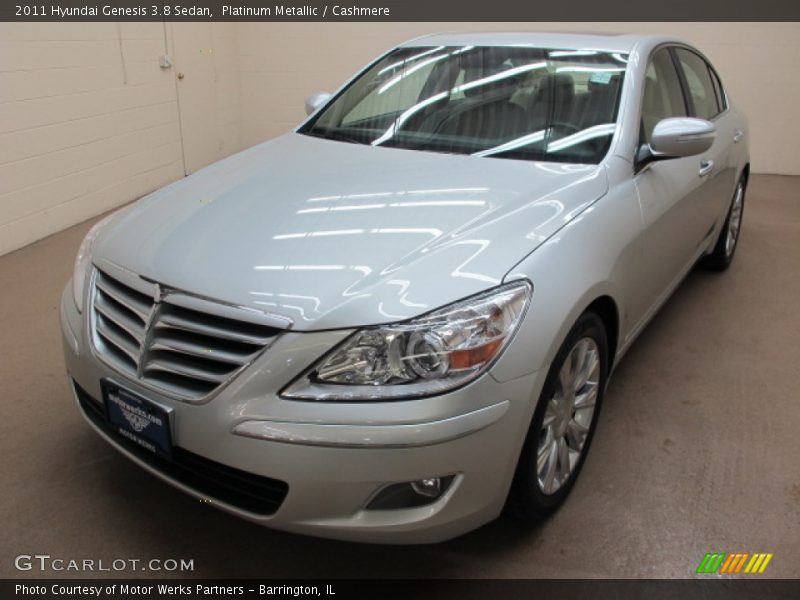Platinum Metallic / Cashmere 2011 Hyundai Genesis 3.8 Sedan