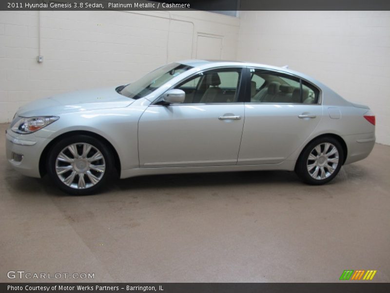 Platinum Metallic / Cashmere 2011 Hyundai Genesis 3.8 Sedan