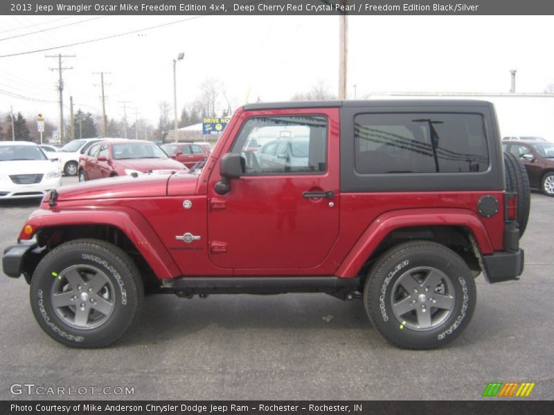  2013 Wrangler Oscar Mike Freedom Edition 4x4 Deep Cherry Red Crystal Pearl