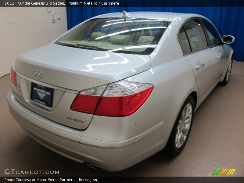 Platinum Metallic / Cashmere 2011 Hyundai Genesis 3.8 Sedan