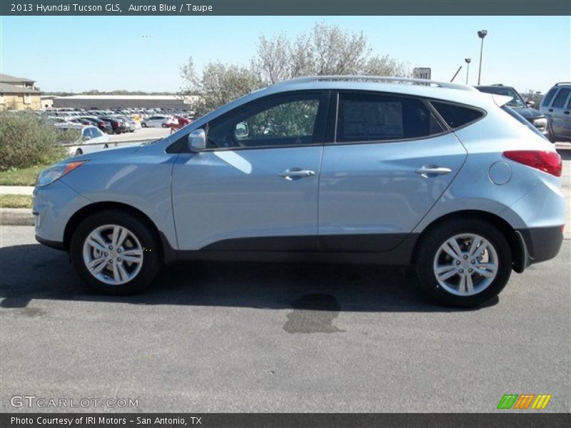 Aurora Blue / Taupe 2013 Hyundai Tucson GLS