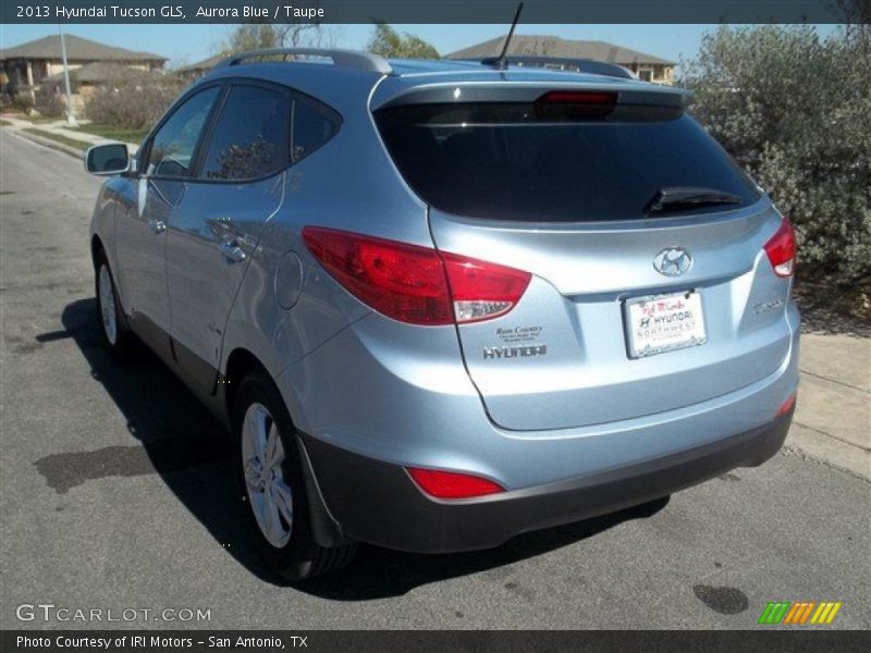 Aurora Blue / Taupe 2013 Hyundai Tucson GLS