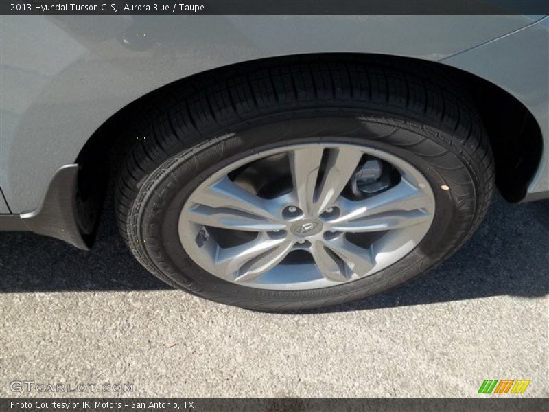 Aurora Blue / Taupe 2013 Hyundai Tucson GLS