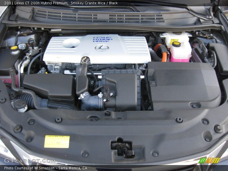 Smokey Granite Mica / Black 2011 Lexus CT 200h Hybrid Premium