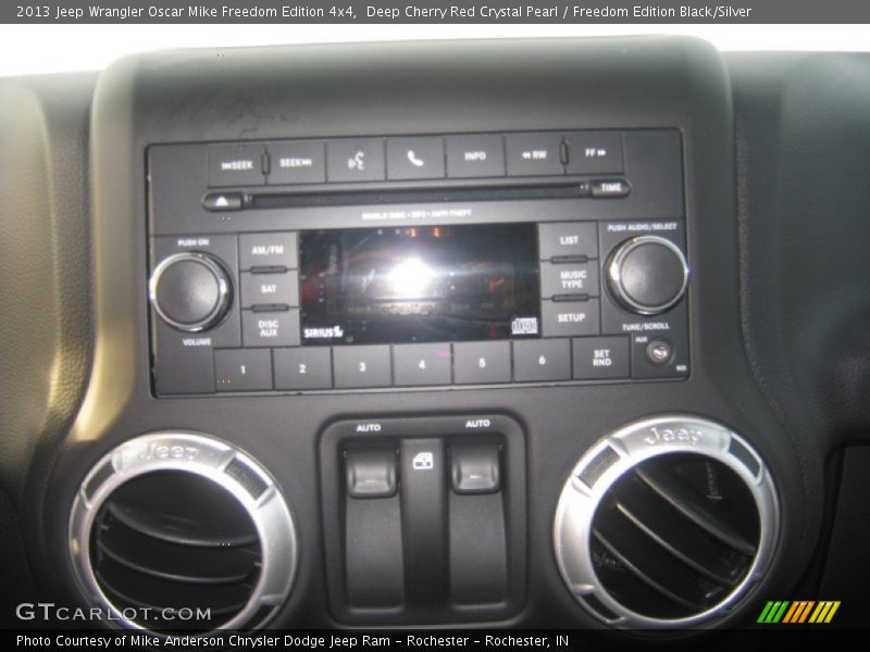 Deep Cherry Red Crystal Pearl / Freedom Edition Black/Silver 2013 Jeep Wrangler Oscar Mike Freedom Edition 4x4