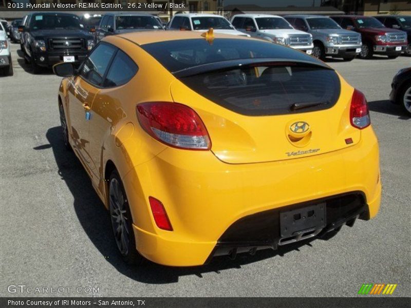 26.2 Yellow / Black 2013 Hyundai Veloster RE:MIX Edition