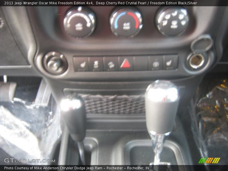 Deep Cherry Red Crystal Pearl / Freedom Edition Black/Silver 2013 Jeep Wrangler Oscar Mike Freedom Edition 4x4