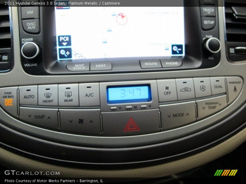 Platinum Metallic / Cashmere 2011 Hyundai Genesis 3.8 Sedan