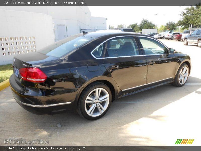 Black / Cornsilk Beige 2013 Volkswagen Passat TDI SEL