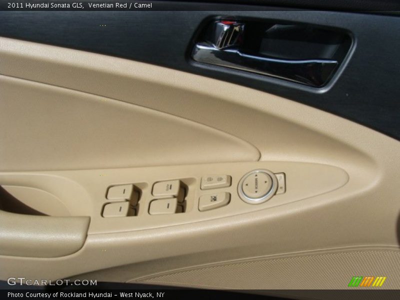 Venetian Red / Camel 2011 Hyundai Sonata GLS