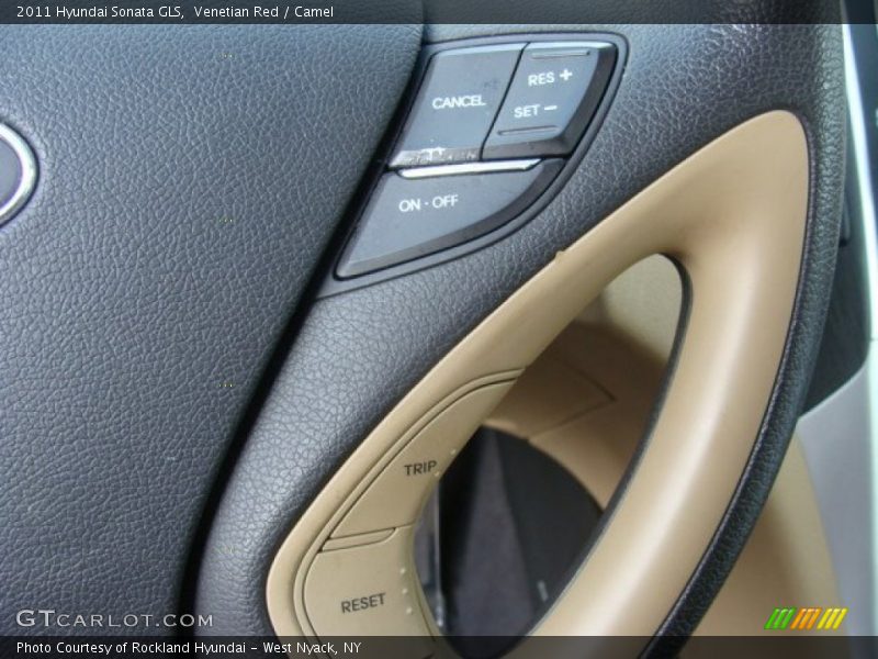 Venetian Red / Camel 2011 Hyundai Sonata GLS