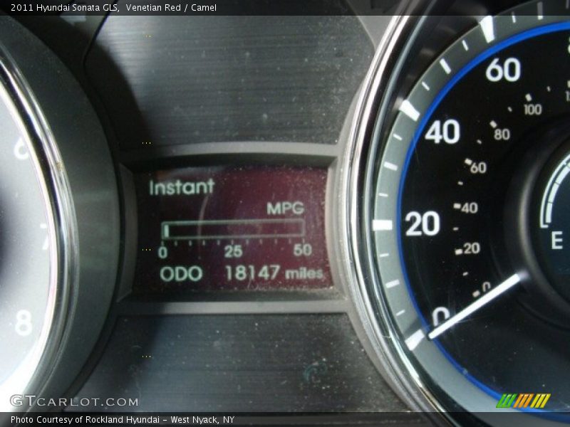 Venetian Red / Camel 2011 Hyundai Sonata GLS