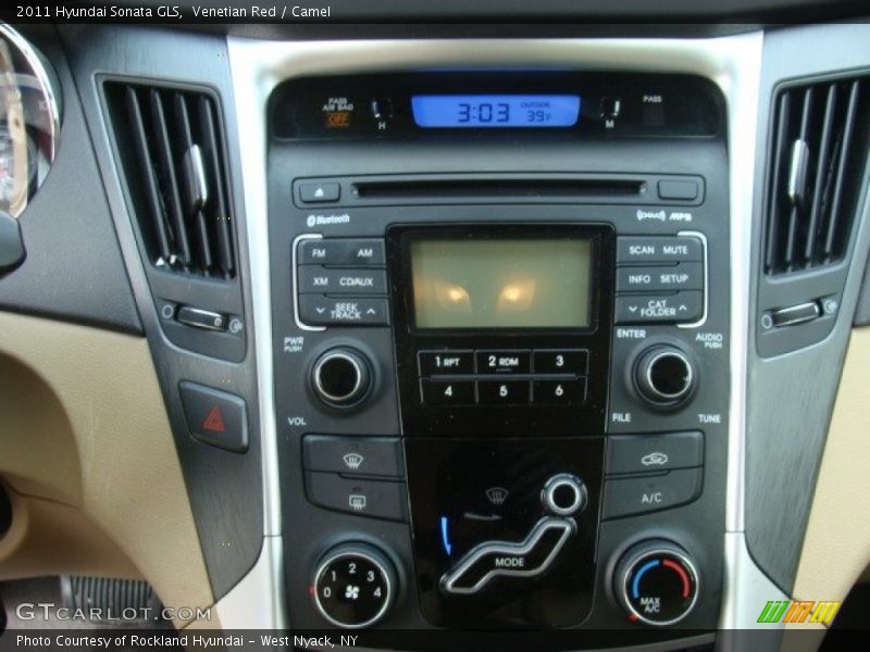 Venetian Red / Camel 2011 Hyundai Sonata GLS