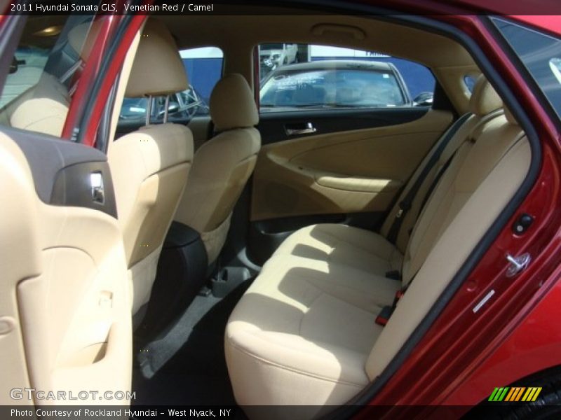 Venetian Red / Camel 2011 Hyundai Sonata GLS