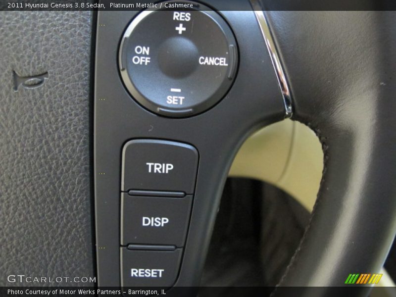 Platinum Metallic / Cashmere 2011 Hyundai Genesis 3.8 Sedan