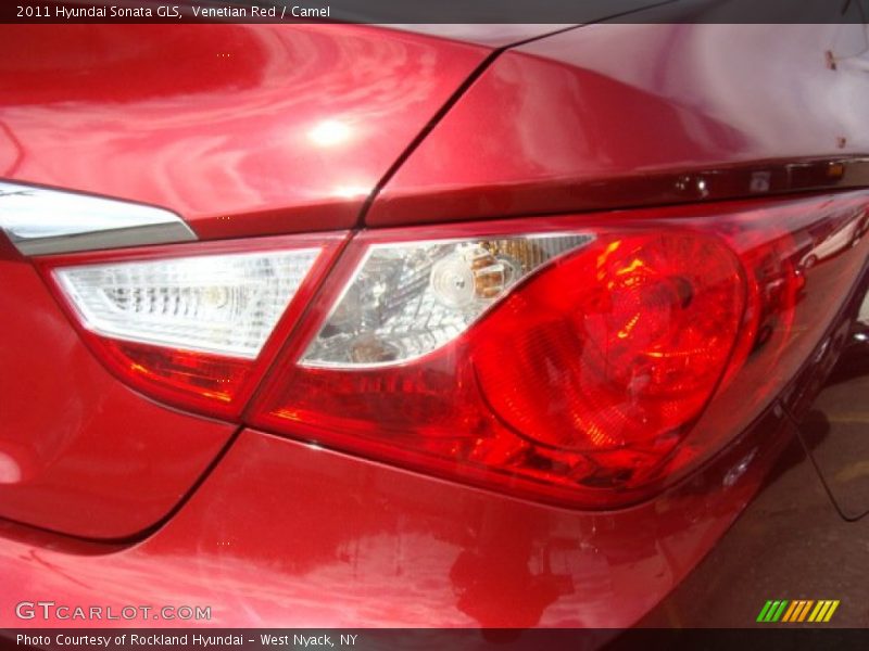 Venetian Red / Camel 2011 Hyundai Sonata GLS