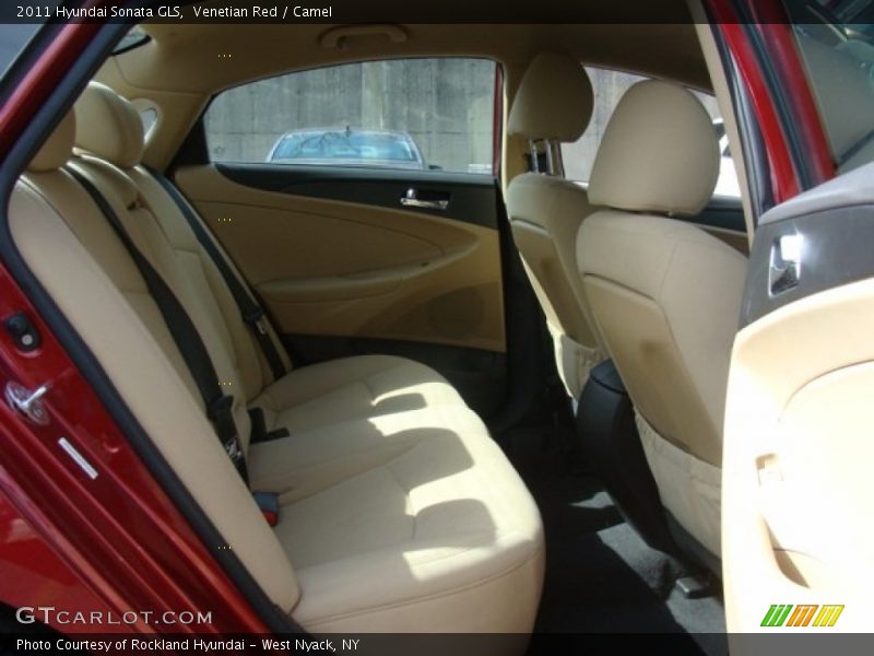 Venetian Red / Camel 2011 Hyundai Sonata GLS
