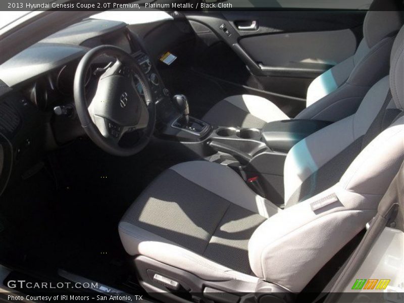 Platinum Metallic / Black Cloth 2013 Hyundai Genesis Coupe 2.0T Premium