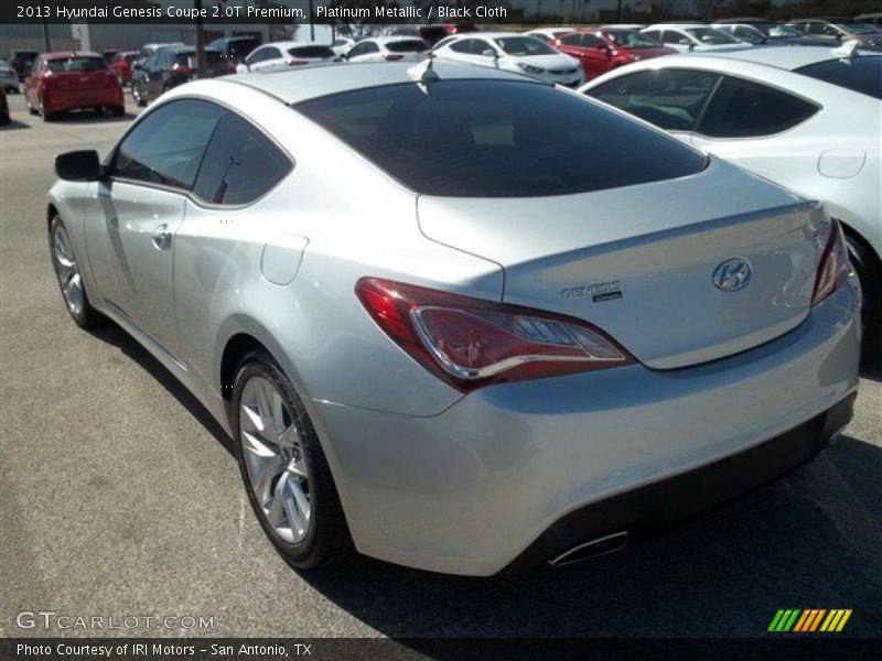 Platinum Metallic / Black Cloth 2013 Hyundai Genesis Coupe 2.0T Premium