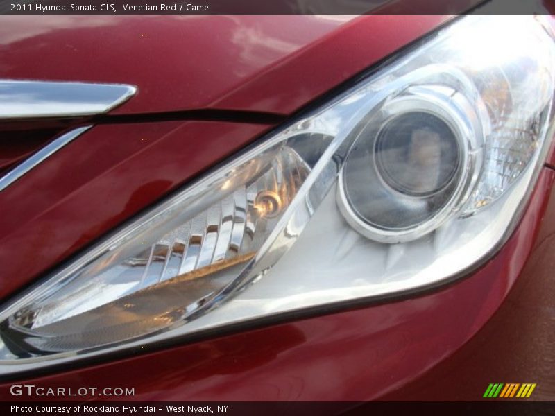 Venetian Red / Camel 2011 Hyundai Sonata GLS