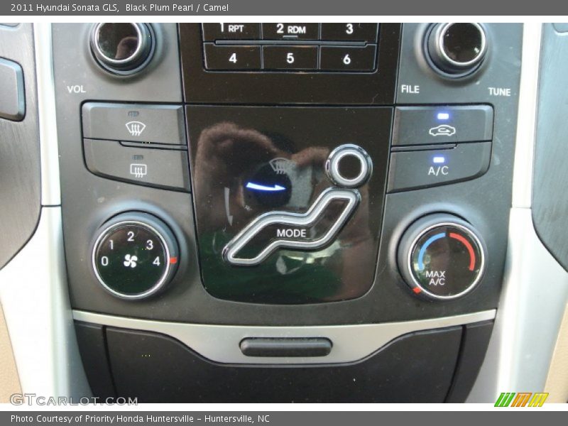 Controls of 2011 Sonata GLS