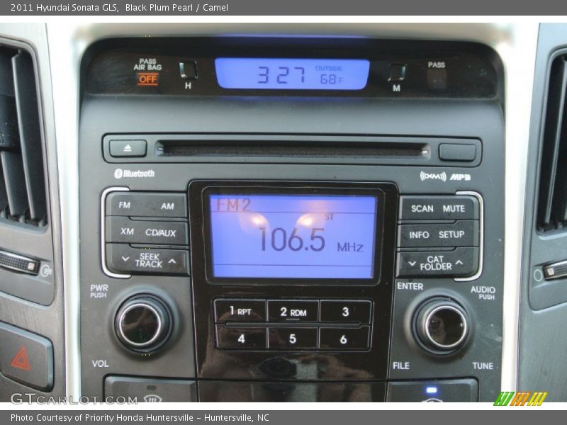 Audio System of 2011 Sonata GLS