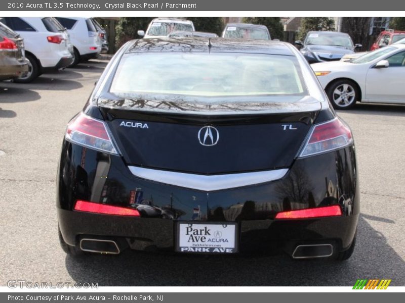 Crystal Black Pearl / Parchment 2010 Acura TL 3.5 Technology