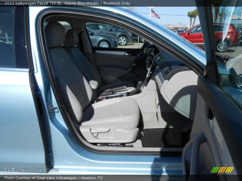 Glacier Blue Metallic / Moonrock Gray 2013 Volkswagen Passat TDI SE