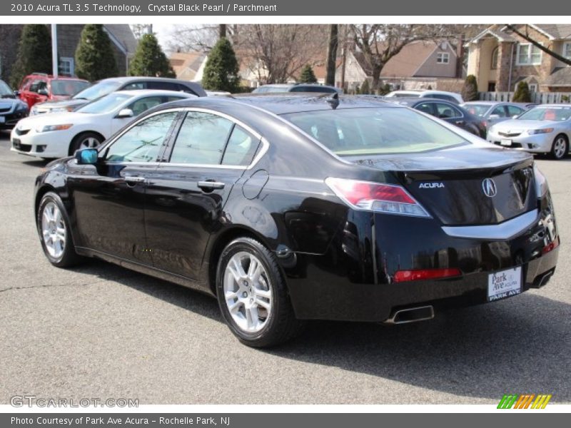 Crystal Black Pearl / Parchment 2010 Acura TL 3.5 Technology
