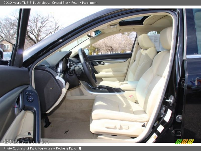 Front Seat of 2010 TL 3.5 Technology