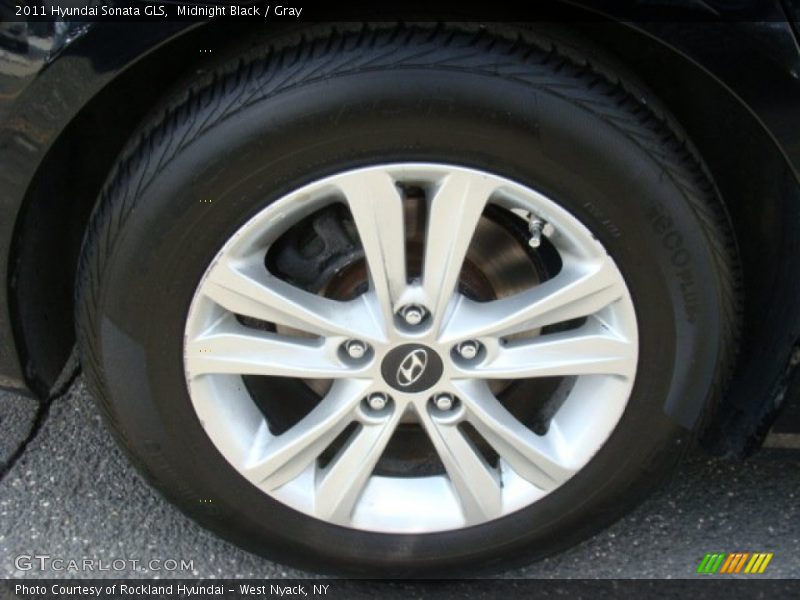 Midnight Black / Gray 2011 Hyundai Sonata GLS