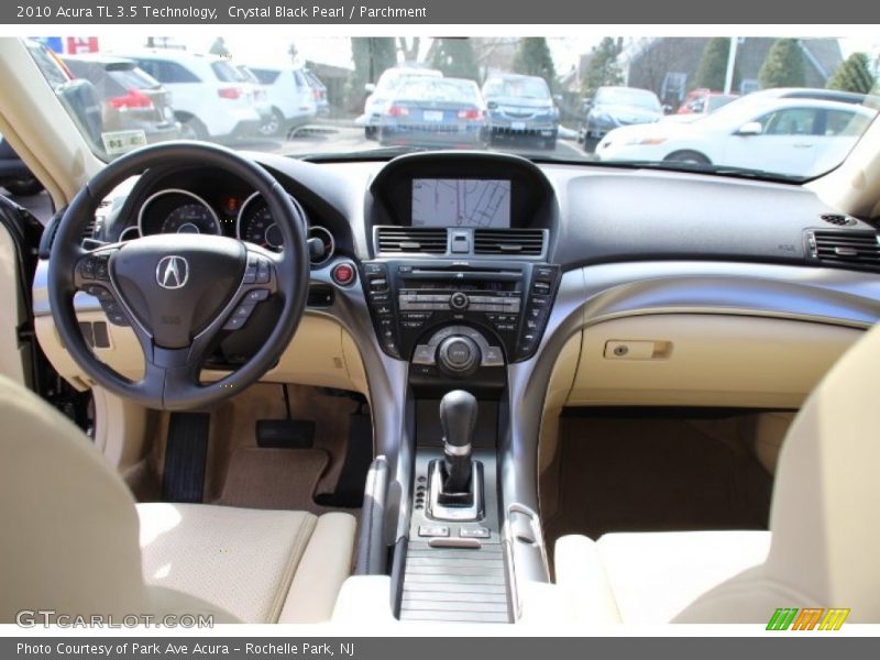 Crystal Black Pearl / Parchment 2010 Acura TL 3.5 Technology