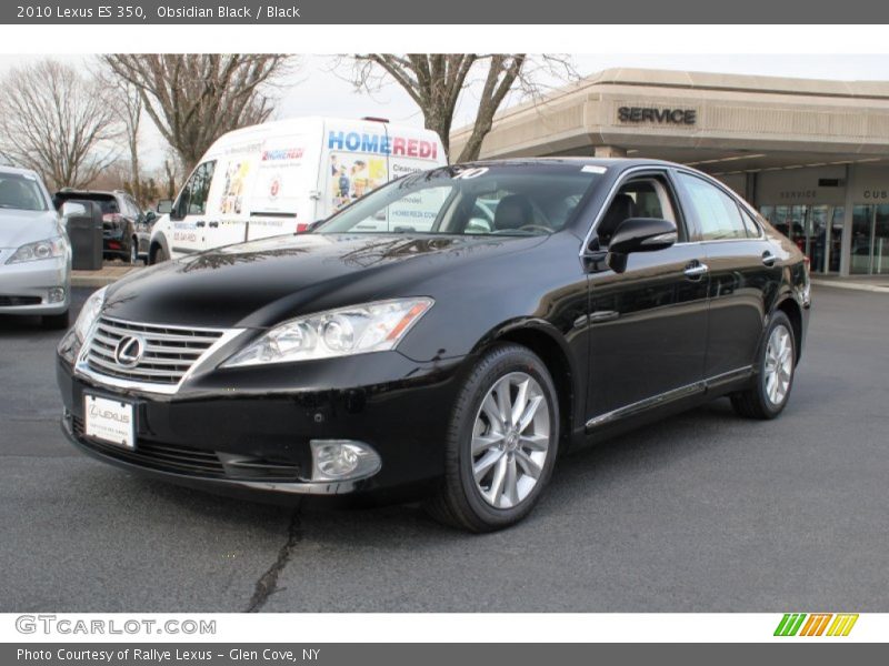 Obsidian Black / Black 2010 Lexus ES 350