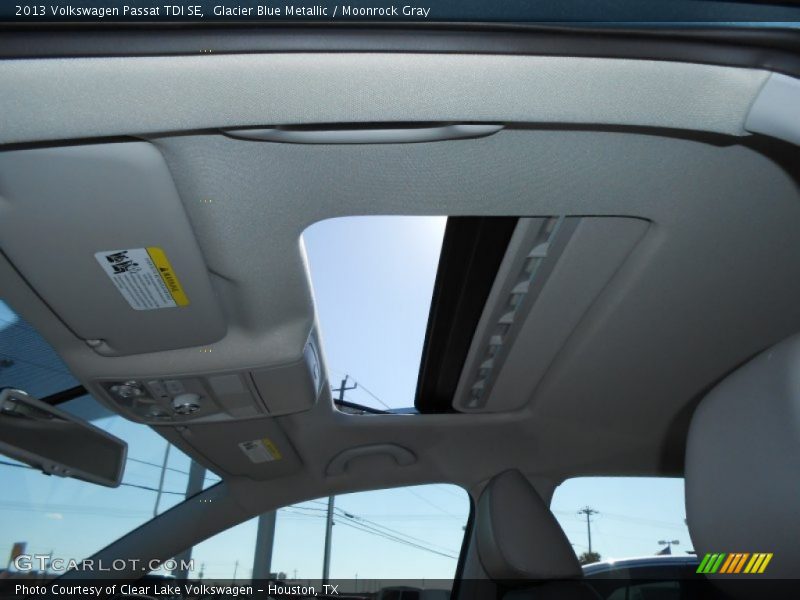 Glacier Blue Metallic / Moonrock Gray 2013 Volkswagen Passat TDI SE