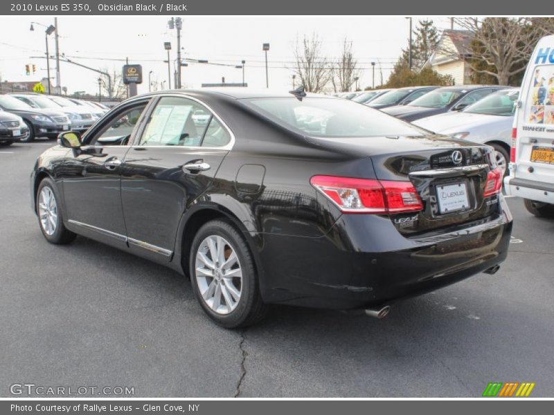 Obsidian Black / Black 2010 Lexus ES 350