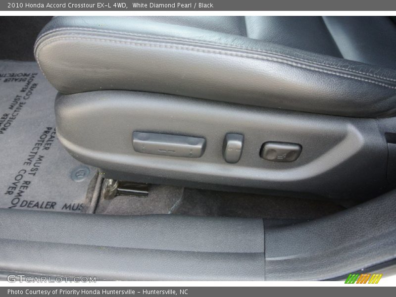 White Diamond Pearl / Black 2010 Honda Accord Crosstour EX-L 4WD