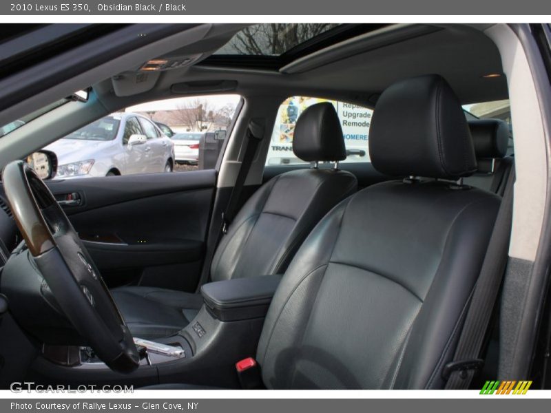 Obsidian Black / Black 2010 Lexus ES 350