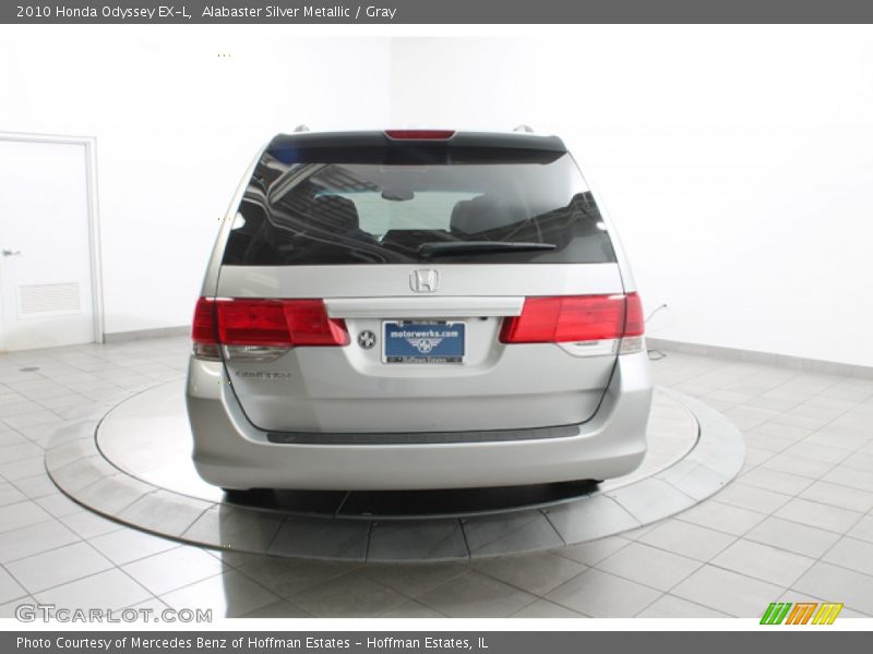 Alabaster Silver Metallic / Gray 2010 Honda Odyssey EX-L